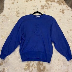 Authentic YSL Blue Sweatshirt